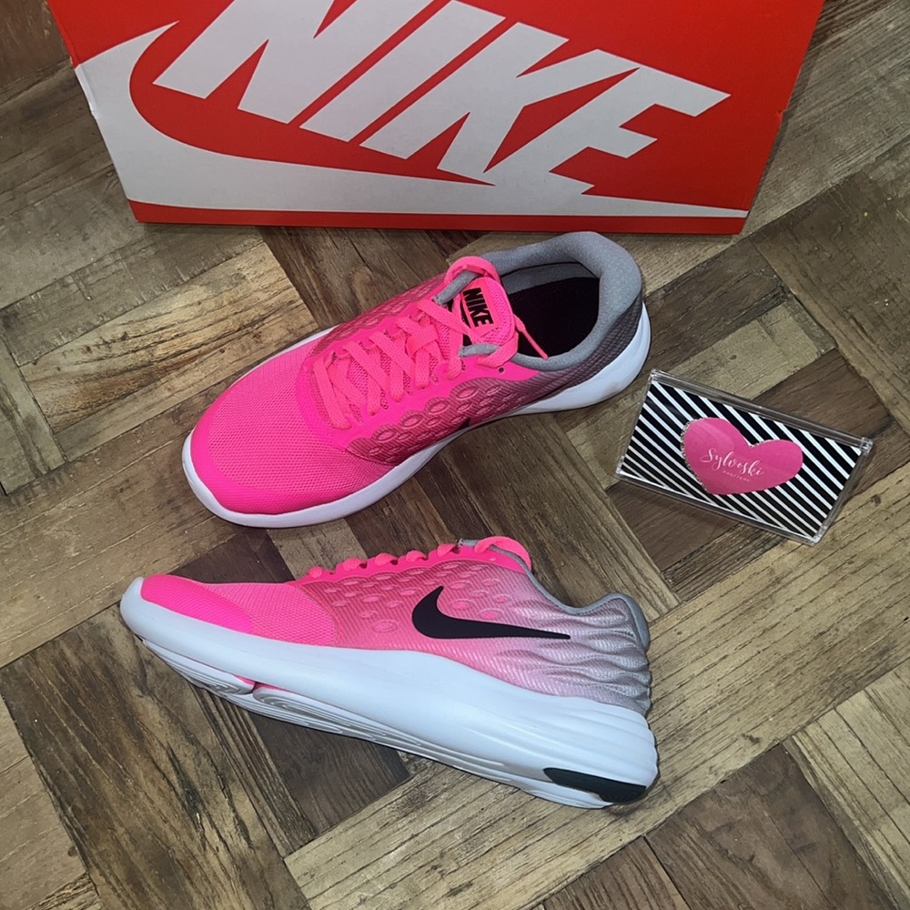 🔥Nike Lunarstelos GS 'Pink Blast' NWT - Picture 1 of 7